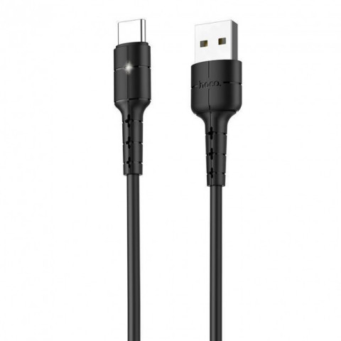 USB дата-кабель Hoco X30 Star Type-C черный, 1,2 метра