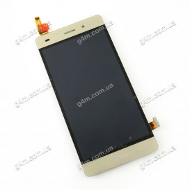 Дисплей Huawei P8 Lite с тачскрином, золотистый