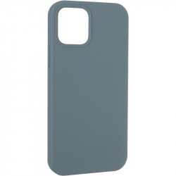 Чехол накладка Original Full Soft Case для Apple iPhone 12,12 Pro (зеленовато-серого цвета)