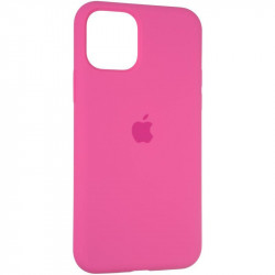 Чехол накладка Original Soft Case Apple iPhone 11 Pro пурпурно-розового цвета