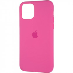 Чехол накладка Original Soft Case Apple iPhone 11 Pro пурпурно-розового цвета