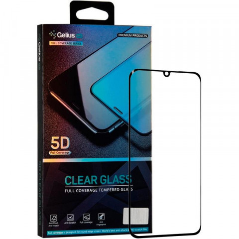 Защитное стекло Gelius Pro Full Cover Glass для Xiaomi Mi Note 10 Pro (5D стекло черного цвета)