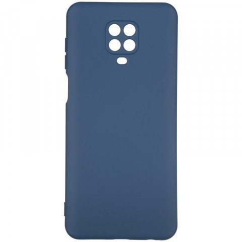 Чехол накладка Full Soft Case для Xiaomi Redmi Note 9s синяя
