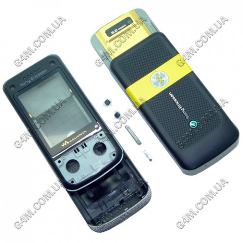 Корпус Sony Ericsson W760 черный (High Copy)