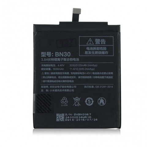 Аккумулятор BN30 для Xiaomi Redmi 4a