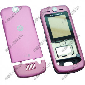 Корпус для Motorola L6 рожевий