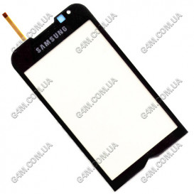 Тачскрин для Samsung i8000 Omnia 2 черный с клейкой лентой