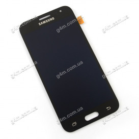 Дисплей Samsung J200F, J200G, J200H, J200Y Galaxy J2 с тачскрином, черный, снятый с телефона