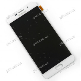 Дисплей Samsung A7100, A710F, A710FD, A710M, A710Y Galaxy A7 (2016) с тачскрином, белый, снятый с телефона