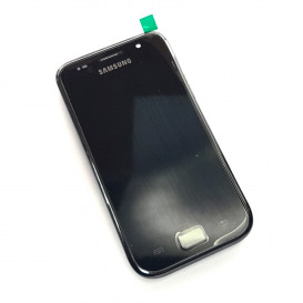 Дисплей Samsung i9000, i9001 Galaxy S черный с тачскрином и рамкой (Оригинал)