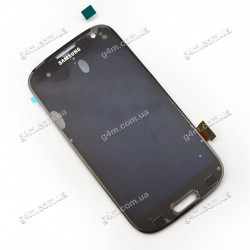 Дисплей Samsung i9300 Galaxy SIII, i9300i Galaxy SIII, i9305 Galaxy S3 черный с тачскрином (Оригинал)