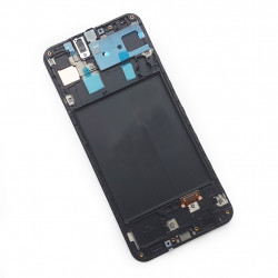 Дисплей Samsung A305F Galaxy A30 (2019 года) с тачскрином и рамкой, черный (OLED)