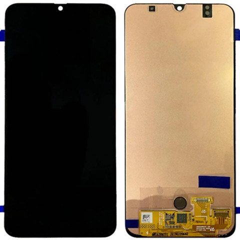 Дисплей Samsung A507 (A50s 2019 года) с тачскрином, черный (OLED)