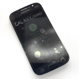 Дисплей Samsung i9080 Galaxy Grand Duos, i9082 Galaxy Grand Duos с тачскрином и рамкой, темно-синий (Оригинал)