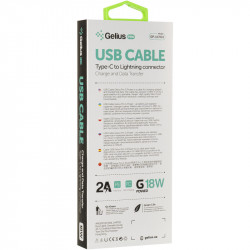 USB дата-кабель Gelius Pro G-Power GP-UC104 с Type-C на Lightning PD черный, 1 метр