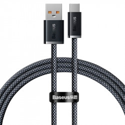 USB дата-кабель Baseus Dynamic Series CALD000616 Type-C 100W, сланцево-сірий, 1 метр