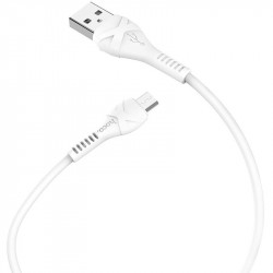 USB дата-кабель Hoco X37 Cool Power MicroUSB 1 метр, белый