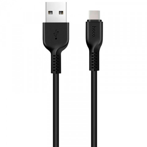 USB дата-кабель Hoco X20 Flash Charged Type-C черный, 2 метра
