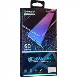 Защитное стекло Gelius Pro Anti-Blue Glass для iPhone XS Max (черное 5D стекло)