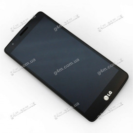 Дисплей LG G3s D724 с тачскрином и рамкой, черный (Оригинал)