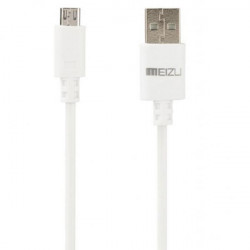 Сетевое зарядное устройство Meizu + cable MicroUSB 1A (белого цвета)