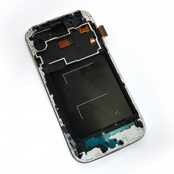 Дисплей Samsung i9500 Galaxy S4 синий с тачскрином и рамкой (копия)