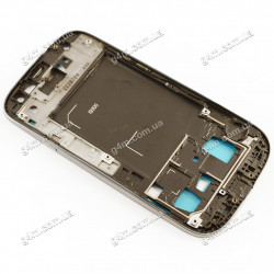 Рамка крепления дисплейного модуля для Samsung i9300 Galaxy S3 серая (для белого модуля)
