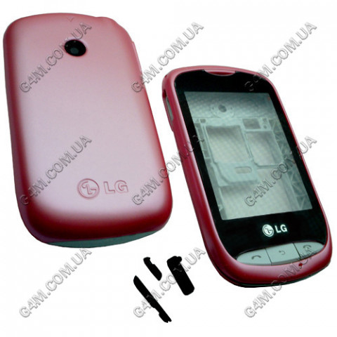 Корпус LG T310 розовый с клавиатурой (High Copy)