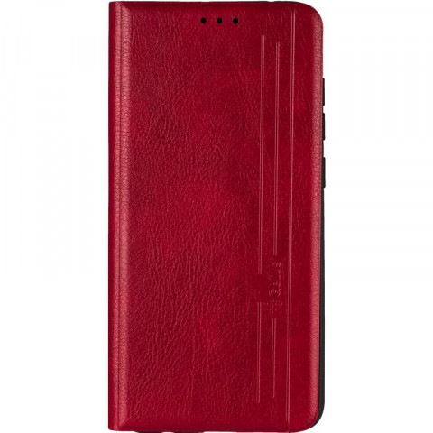 Чехол-книжка Gelius Leather New для Xiaomi Redmi Note 9 красного цвета