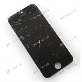 Дисплей Apple iPhone 5 с тачскрином и рамкой, черный, Оригинал