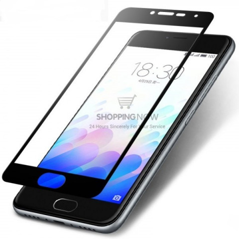 Защитное стекло Full Screen для Samsung G925F Galaxy S6 EDGE (3D стекло черного цвета)