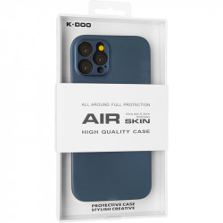 Чехол накладка K-DOO Air Skin для Apple iPhone 12 Pro (синего цвета)