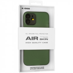 Чехол накладка K-DOO Air Skin для Apple iPhone 12 Pro (зеленого цвета)