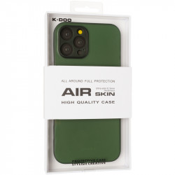 Чехол накладка K-DOO Air Skin для Apple iPhone 12 Pro Max (зеленого цвета)