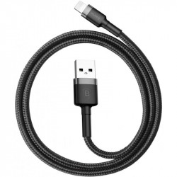 USB дата-кабель Baseus Cafule Lightning (CALKLF-CG1) черный, 2 метра