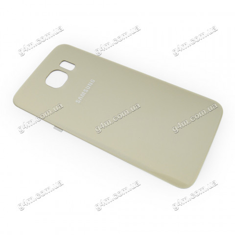 Задня кришка для Samsung G920F Galaxy S6 золотиста, Оригінал