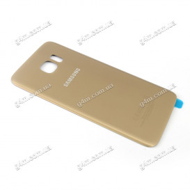 Задня кришка для Samsung G935F Galaxy S7 Edge золотиста, висока якість