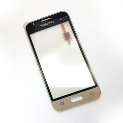 Тачскрин для Samsung J105 Galaxy J1 mini золотистый с клейкой лентой