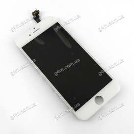 Дисплей Apple iPhone 6 с тачскрином и рамкой, белый (Оригинал)