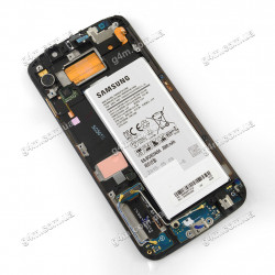 Дисплей Samsung G925V Galaxy S6 EDGE темно-синий, полный комплект, снятый с телефона