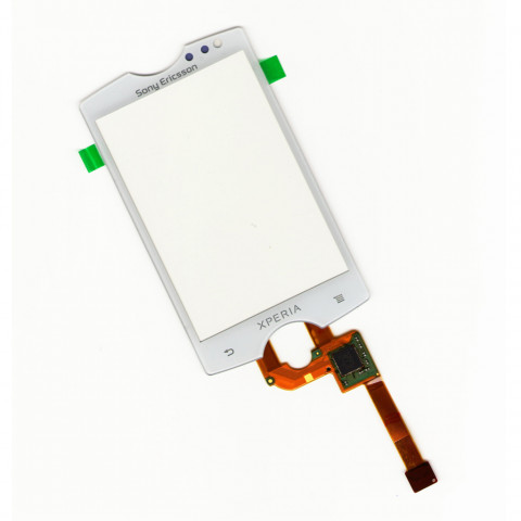 Тачскрин для Sony Ericsson ST15i Xperia mini белый (Оригинал)