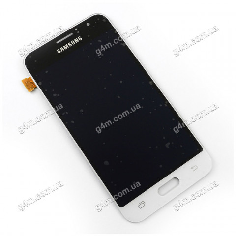 Дисплей Samsung J120 Galaxy J1 (2016) белый с тачскрином, копия