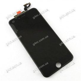 Дисплей Apple iPhone 6S Plus с тачскрином и рамкой, черный (Оригинал)