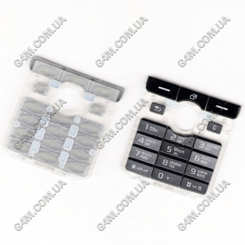 Клавіатура для Sony Ericsson K750i сіра, кирилиця, висока якість