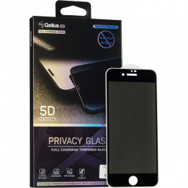 Защитное стекло Gelius Pro Privasy Glass для Apple iPhone 7 Plus, 8 Plus черное 5D стекло, антишпион