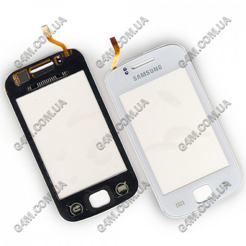 Тачскрин для Samsung S5660 Galaxy Gio с клейкой лентой, белый