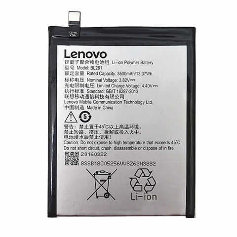 Аккумулятор BL261 для Lenovo Vibe K5 Note Pro A7020a48, K5 Note