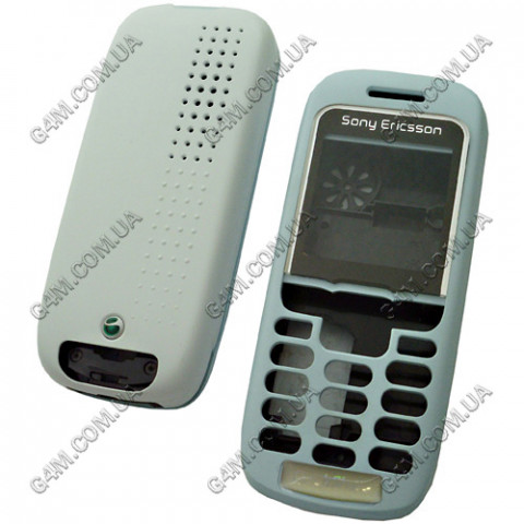 Корпус для Sony Ericsson J220i блакитний з білим, висока якість