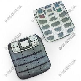 Клавіатура для Nokia 3110 classic сіра, кирилиця, висока якість