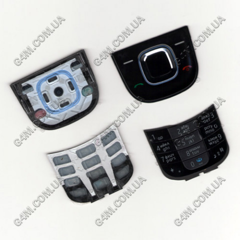 Клавіатура для Nokia 2680 slide чорна, кирилиця, висока якість